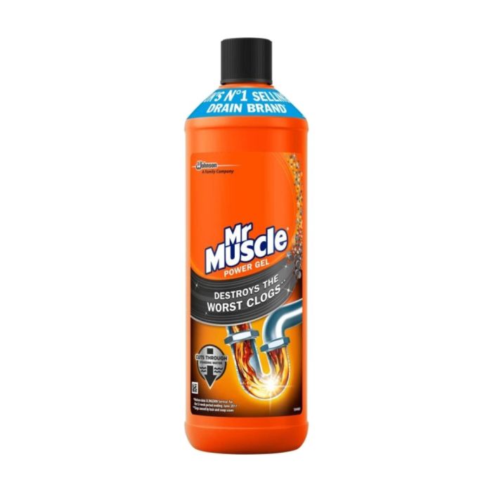 Mr Muscle Drain Unblocker Drain Cleaner Power Gel 1 Litre