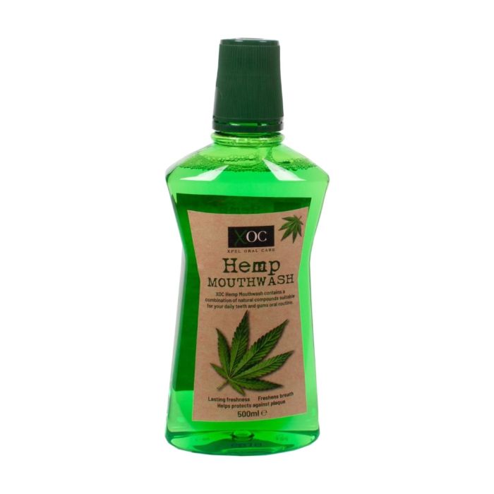 Xpel Oral Care Hemp Fresh Breath Mouthwash 500ml