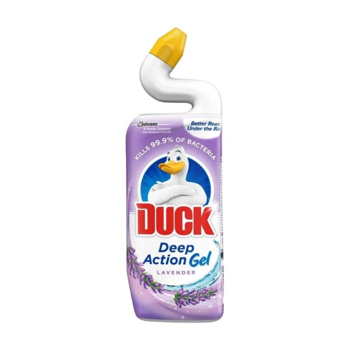 TOILET Duck Deep Action Gel Toilet Cleaner Lavender Limescale 750ML