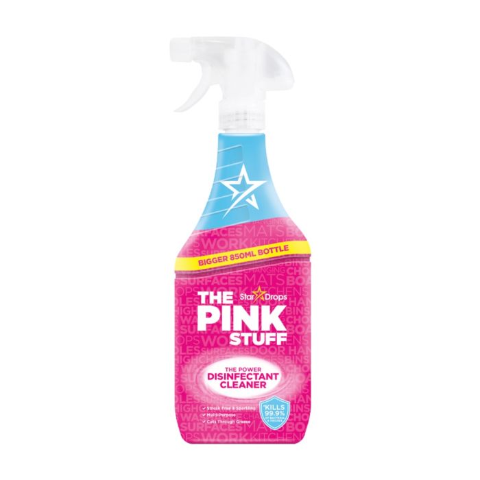 The Pink Stuff Disinfectant Cleaner Multi Purpose Spray Streak Free 850ml