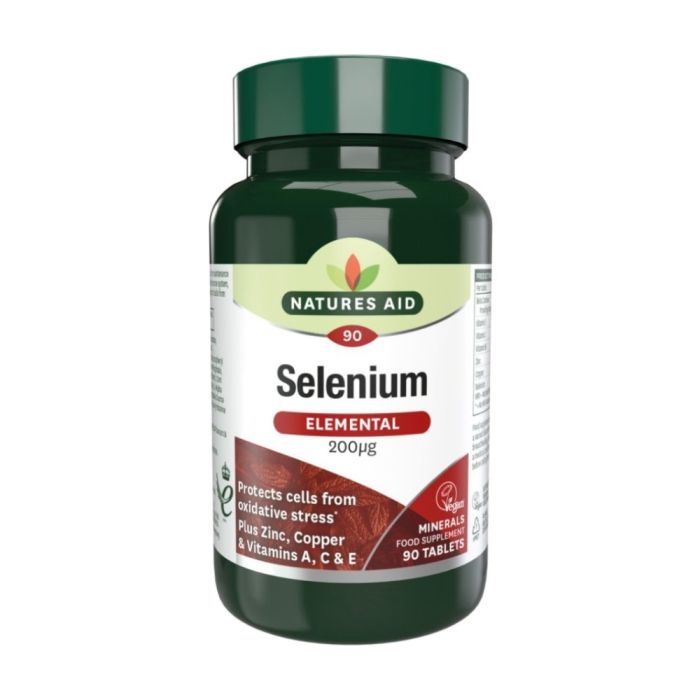 Natures Aid Selenium 200 µg with Vitamins A, C & E 90 Tablets