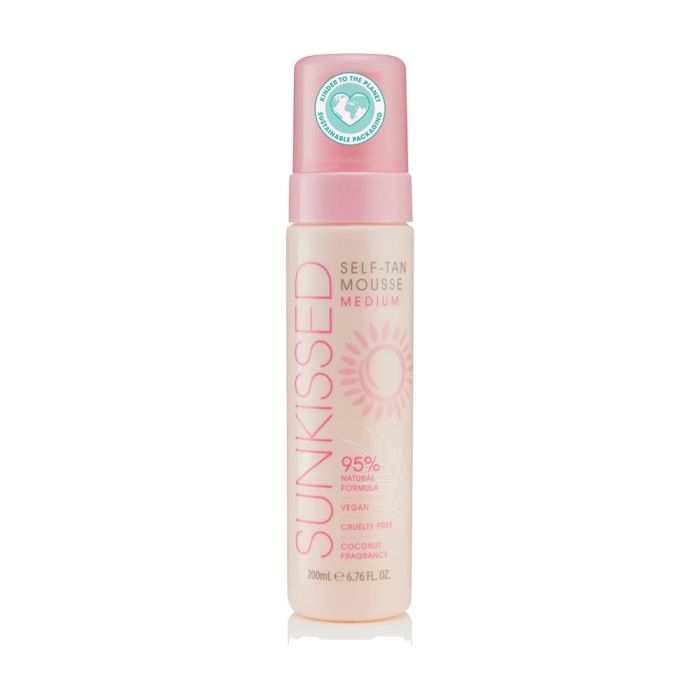 Sunkissed Medium Coconut Fragrance Self Tan Mousse 200ml 