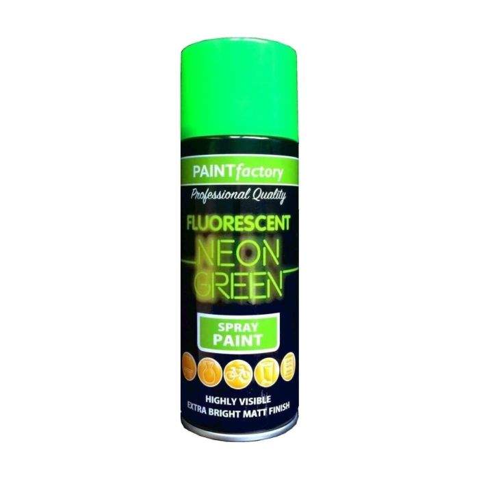 
Paint Factory All Purpose Neon Green Spray Can 400 ml
