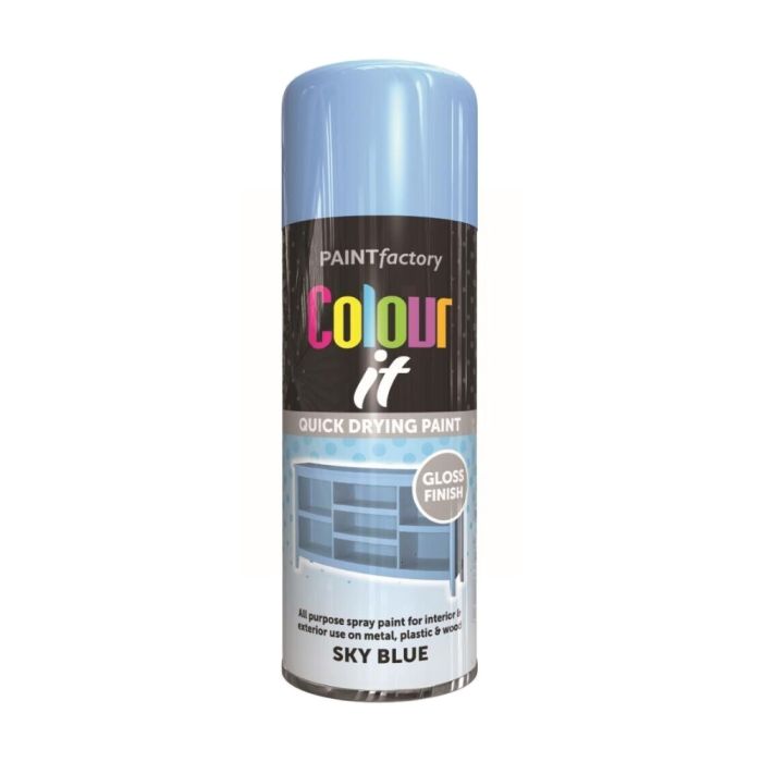 Paint Factory All Purpose Sky Blue Gloss 400ml 