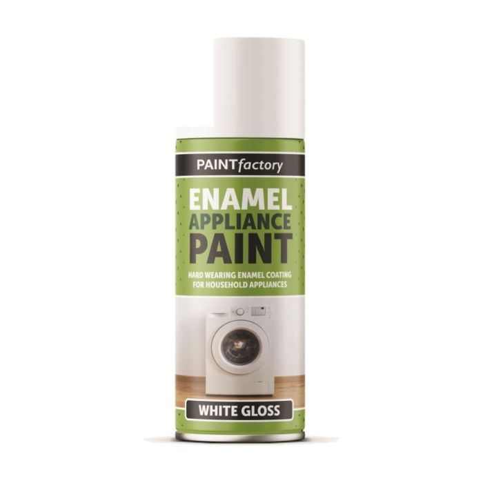 Paint Factory Enamel Appliance Spray Paint Gloss White 400 ML