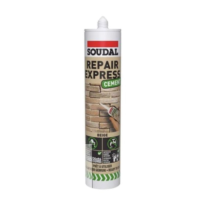 Soudal Repair Express Cement Tube Beige 290ml