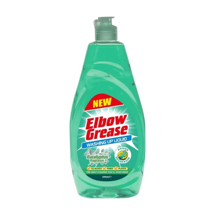Elbow Grease Eucalyptus Washing Up Liquid 600ml