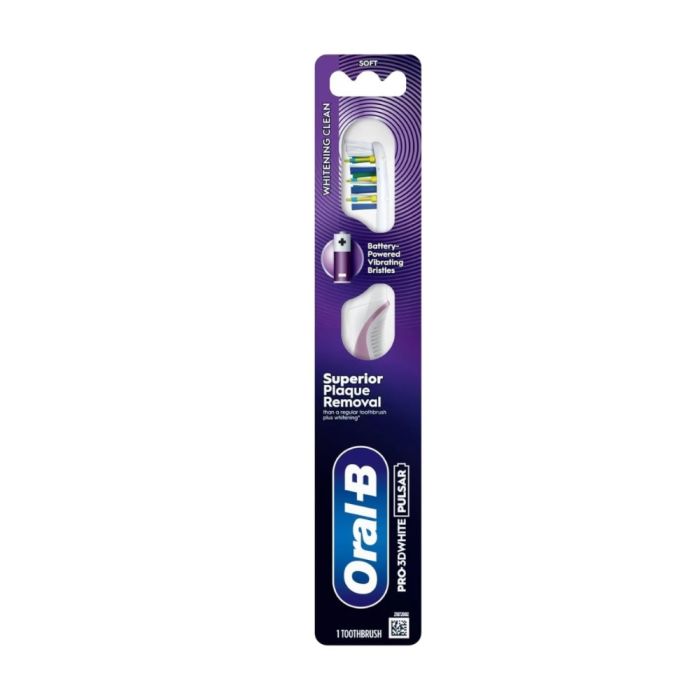 Oral-B 3D White Pulsar Medium Toothbrush 1 Piece