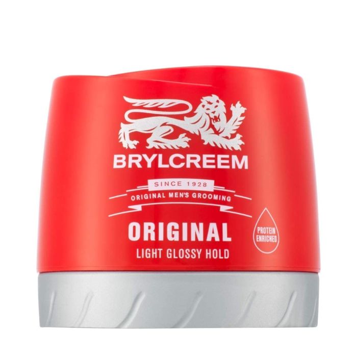 Brylcreem Since 1928 Original Men's Grooming Hair Cream Light Glossy Hold 150ml