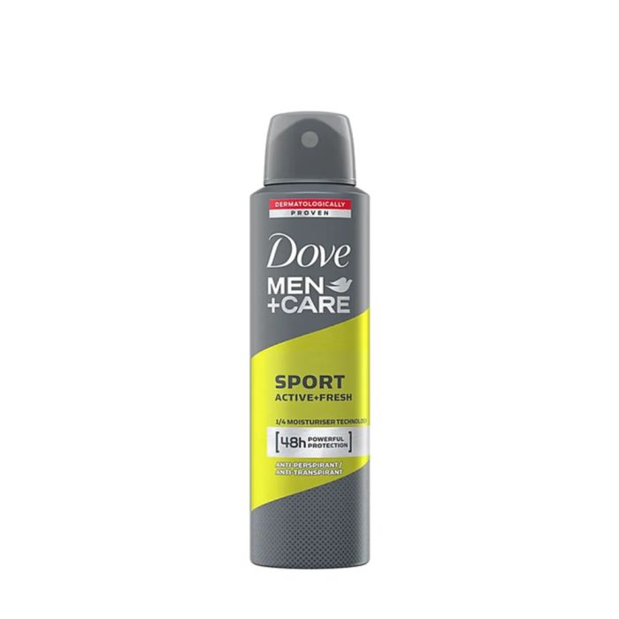 Dove Men+Care Sport Active+Fresh Antiperspirant Deodorant Aerosol 150ml
