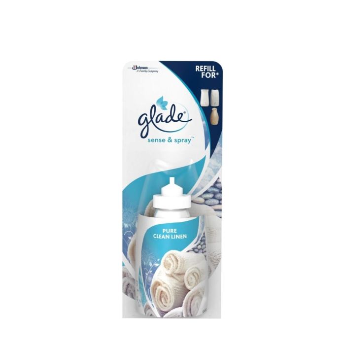 Glade Sense & Spray Pure Clean Linen Air Freshener Refill 18ml