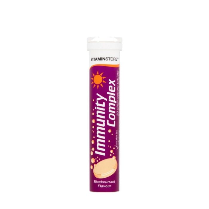 Vitamin Store Effervescent Immunity Complex 20 Tablets
