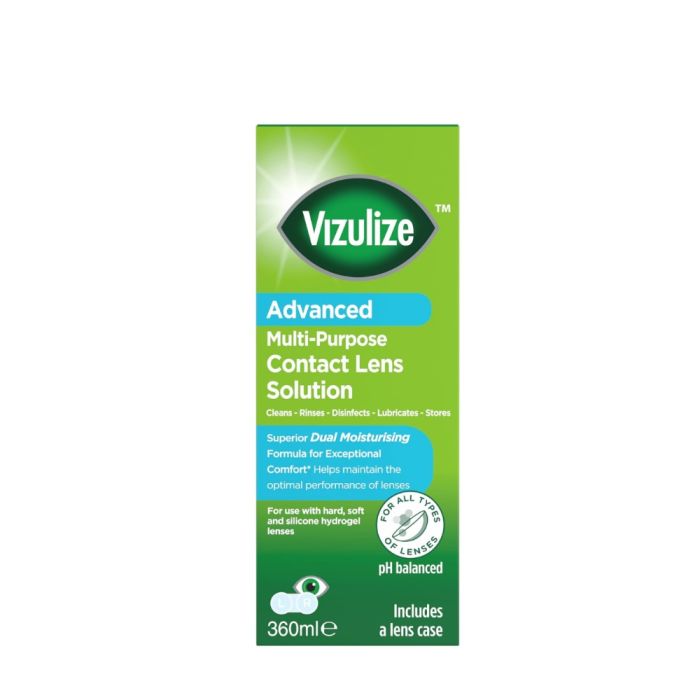 Vizulize Advanced Multi-Purpose Contact Lens Solution 360ml

