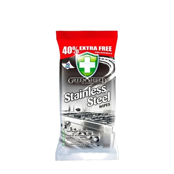 Greenshield Stainless Steel 70 Wipes