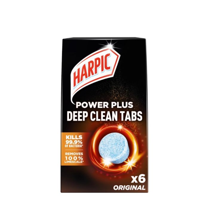 Harpic Power Plus Toilet Deep Clean Limescale 6 Tablets