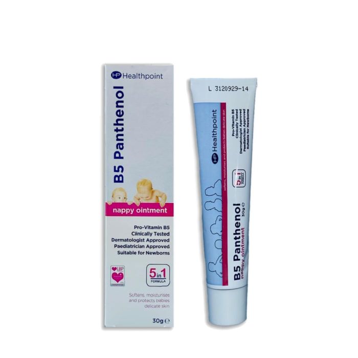 Healthpoint B5 Panthenol Nappy Ointment Cream Pro-Vitamin B5 30g