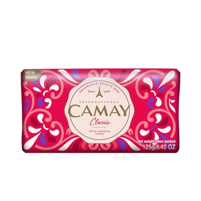 Camay Classic Fragrance Beauty Bar With Sensual Scent 125g