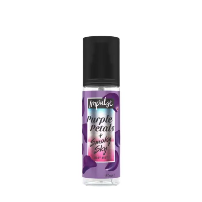 Impulse Purple Petals & Smoky Sky Body Mist 150ml