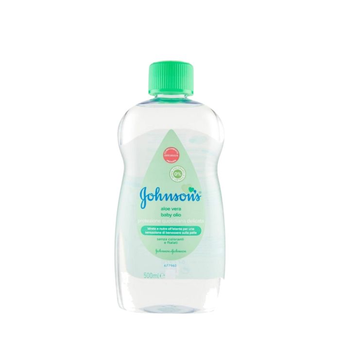 Johnson's Baby Moisturising Oil Aloe Vera 500ml