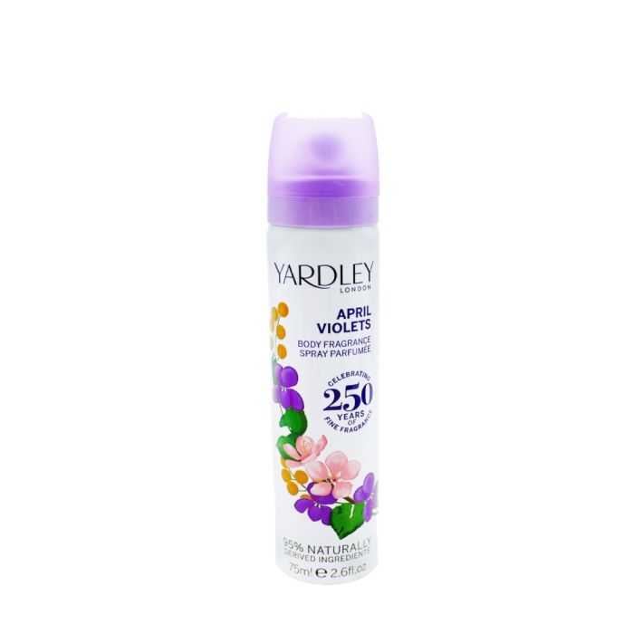 Yardley London April Violets Body Spray 75ml