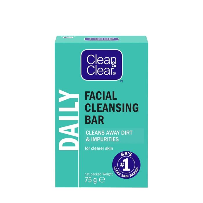 Clean & Clear Facial Cleansing Bar 75g