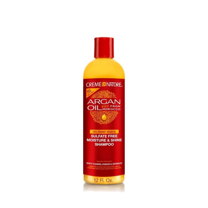 Creme of Nature Argan Oil Sulfate-Free Moisture & Shine Shampoo 12oz