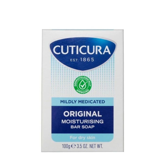 Cuticura Mildly Medicated Moisturising Bar Soap 100g