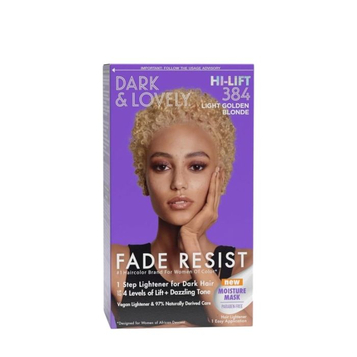 Dark & Lovely Color 384 Light Golden Blonde