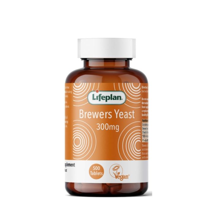 Lifeplan High Strength Brewers Yeast 300mg 500 Tablets