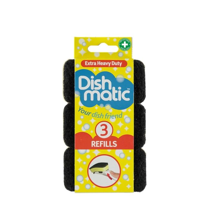 Dishmatic Extra Heavy Duty Refills 3 Pieces
