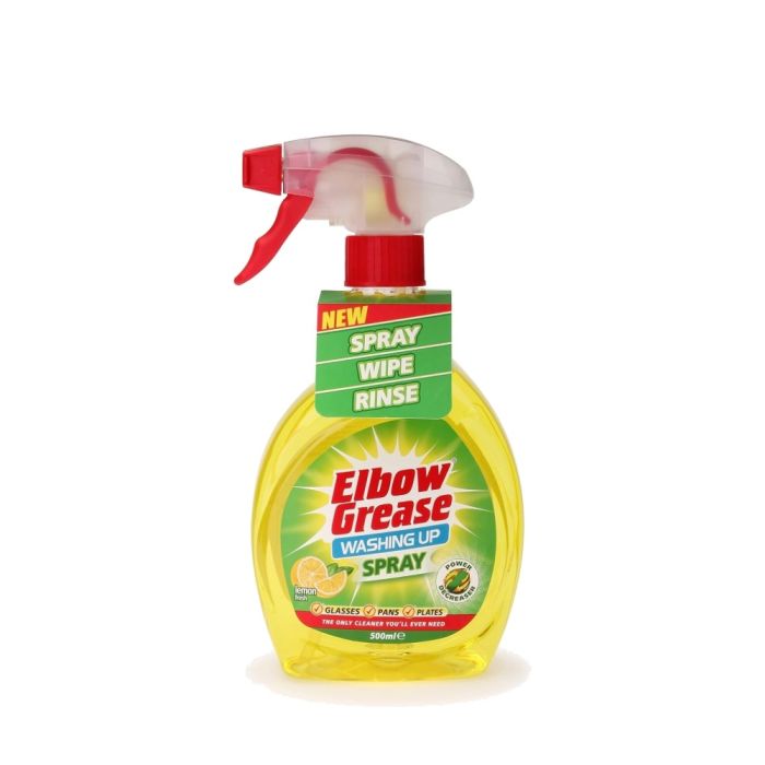 Elbow Grease Lemon Washing Up Liquid Spray 500ml
