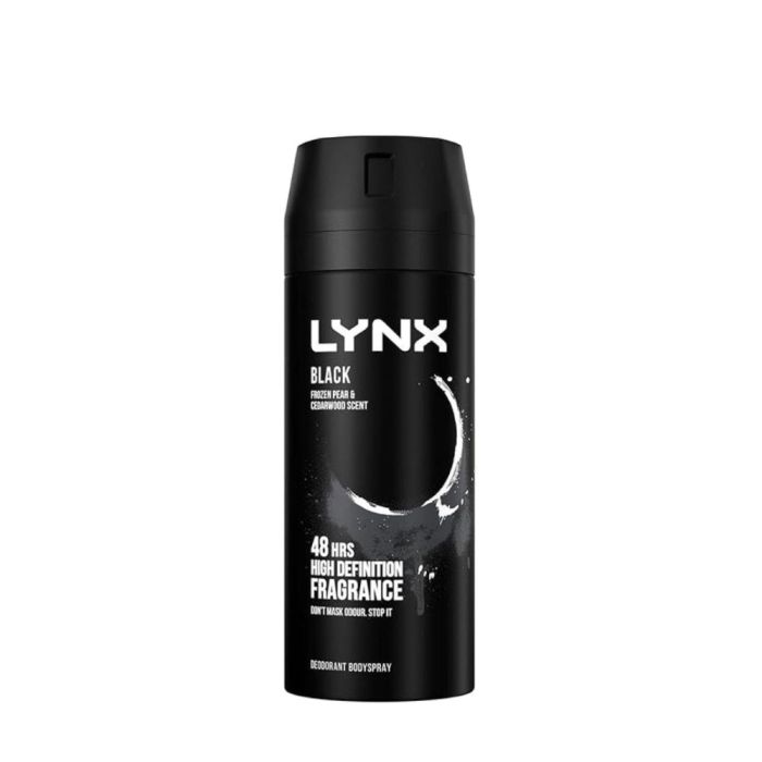 Lynx Black Body Spray Deodorant 150 ML