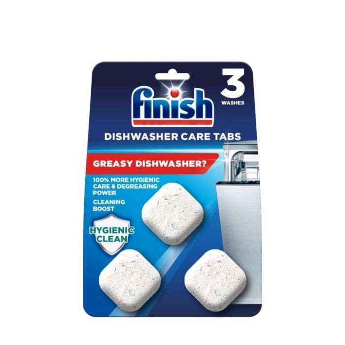 Finish Dishwasher Cleaner Tablets Removes Grease & Limescale 3 Tablets
