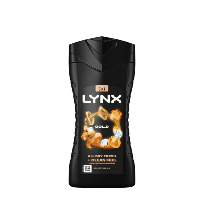 Lynx Gold Shower Gel Body Wash for Men 225ml