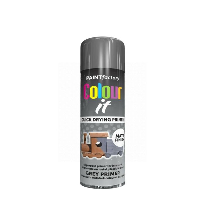 Paint Factory Grey Primer Spray Paint 250ml