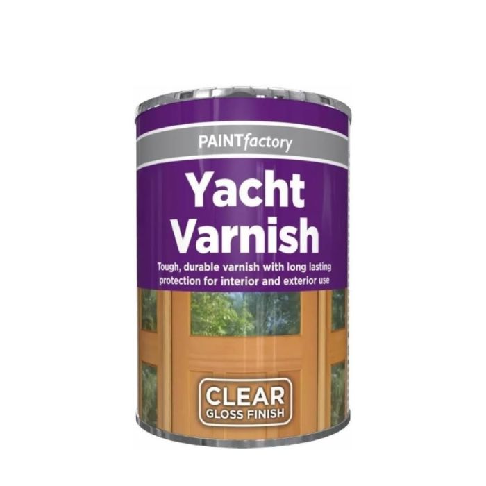 Paint Factory Yacht Varnish Clear Gloss Finish 300ml