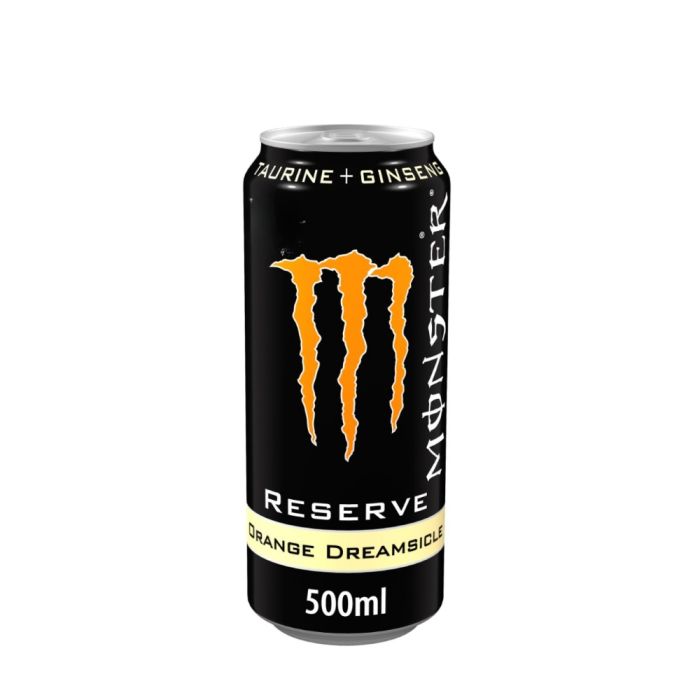 Monster Energy Drink Reserve Orange Dreamsicle Gluten-Free 500ml