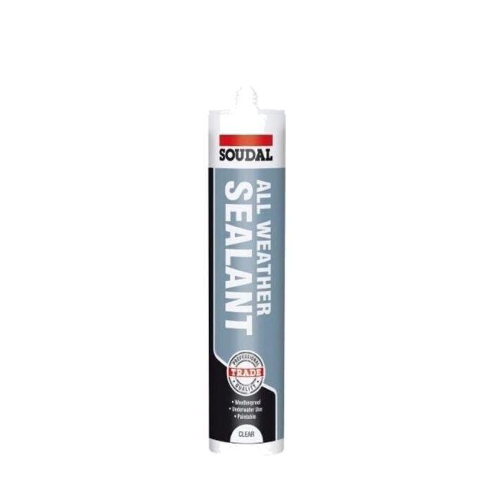 Soudal All Weather Sealant Clear 290ml