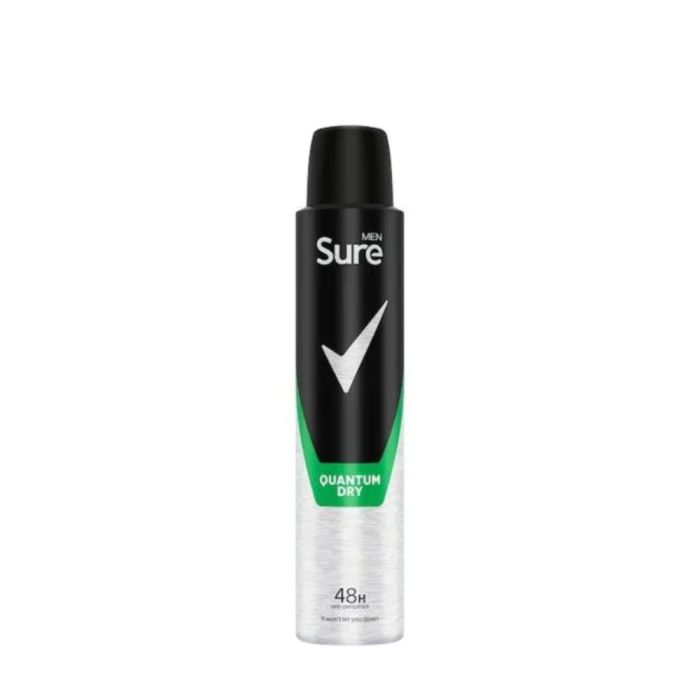 Sure Men Quantum Dry Antiperspirant Deodorant Aerosol 200ml