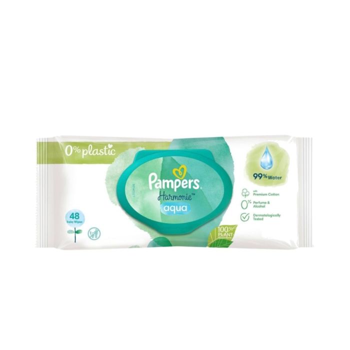 Pampers Harmonie Aqua Baby Water Wipes 48s