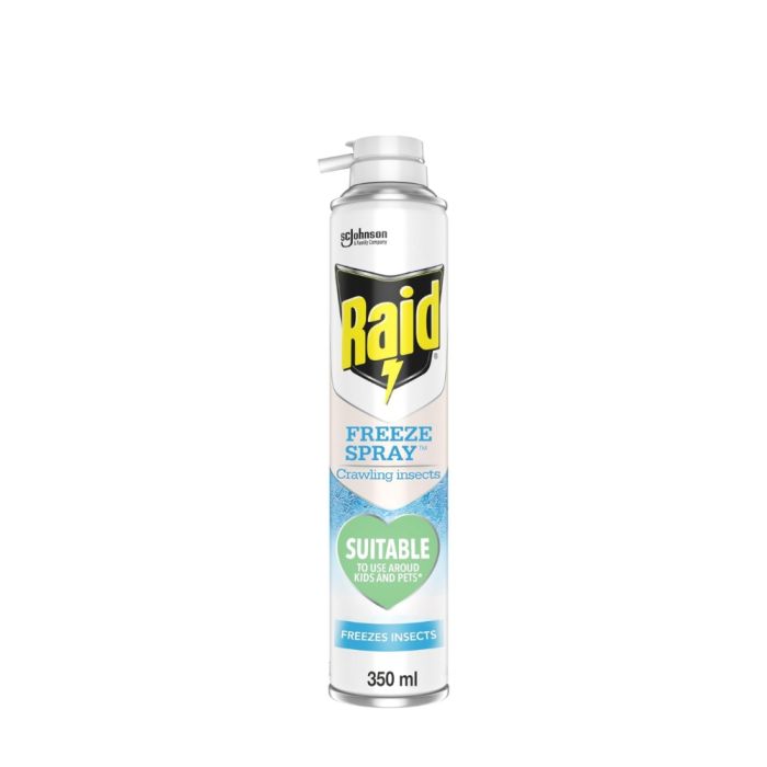 Raid Crawling Insect Freeze Spray Insecticide Free 350 ml