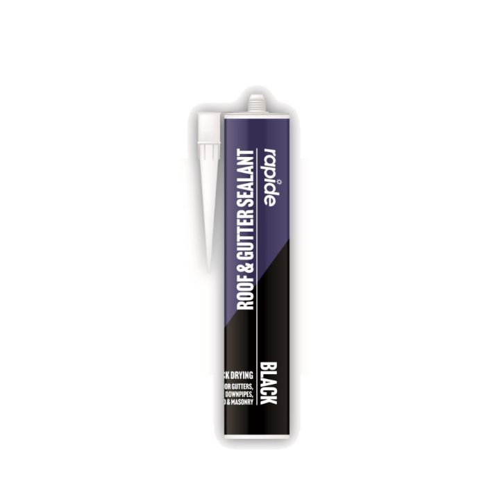 Rapide Roof & Gutter Sealant Black 260ml