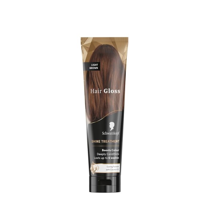 Schwarzkopf Hair Gloss Light Brown Shine Treatment with Coconut Oil 150ml