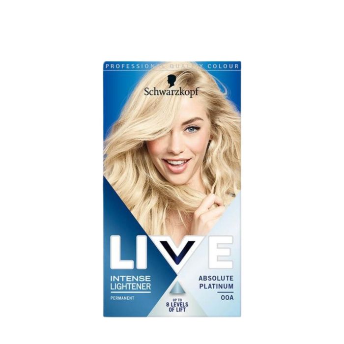 Schwarzkopf Live Intense Lightener Hair Dye Absolute Platinum 00A