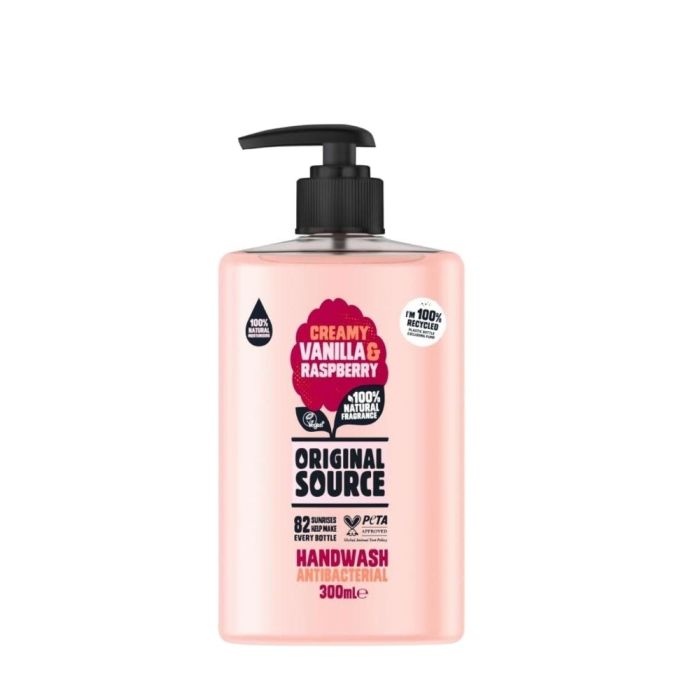 Original Source Vanilla & Raspberry Fragrance & Antibacterial Handwash 300ml