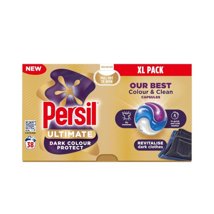 Persil Ultimate Dark Colour Protect Washing Capsules 38 Washes
