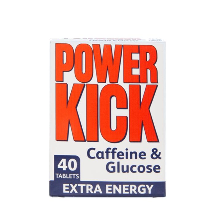 Power Kick Tablets Caffeine & Glucose  40 Tablets