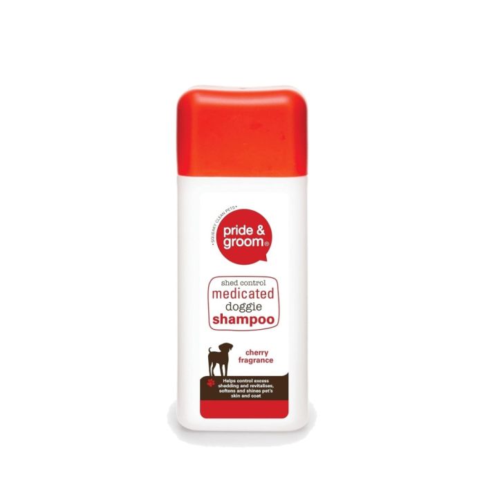 Pride & Groom Medicated Doggie Shampoo Cherry 300ml