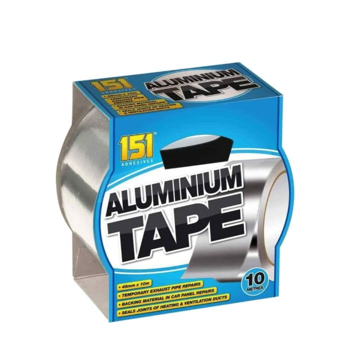 Silver Aluminium Tape 48mm X 10 Metres