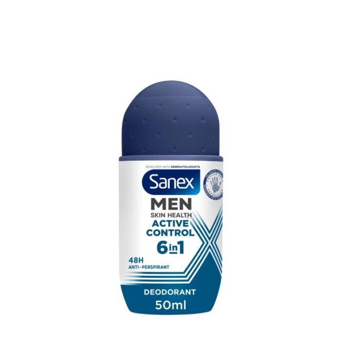 Sanex Men Active Control Antiperspirant Deodorant Roll On 50 ML